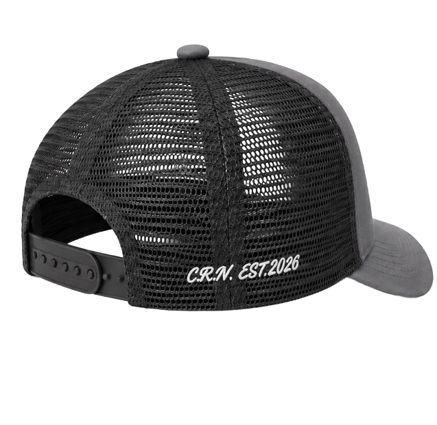 CRN TRUCKER CAP GRAPHITE/BLACK