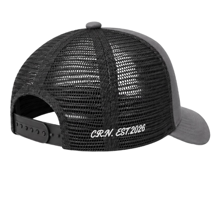 CRN TRUCKER CAP GRAPHITE/BLACK