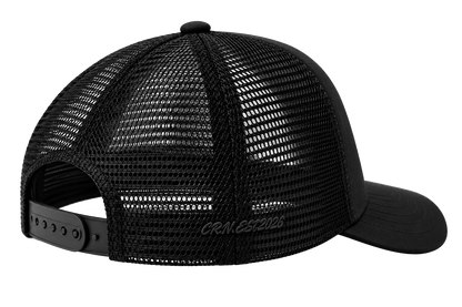 CRN TRUCKER CAP TRIPLE BLACK