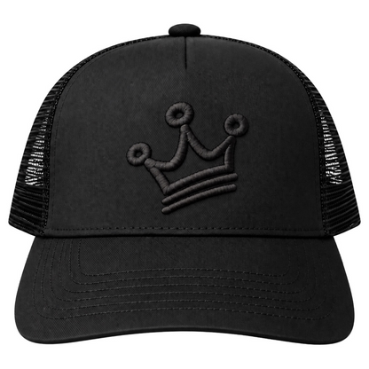 CRN TRUCKER CAP TRIPLE BLACK