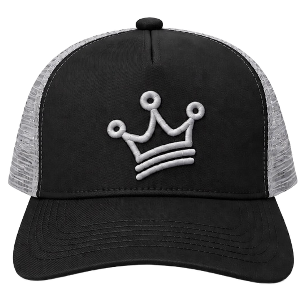 CRN TRUCKER CAP GREY/BLACK