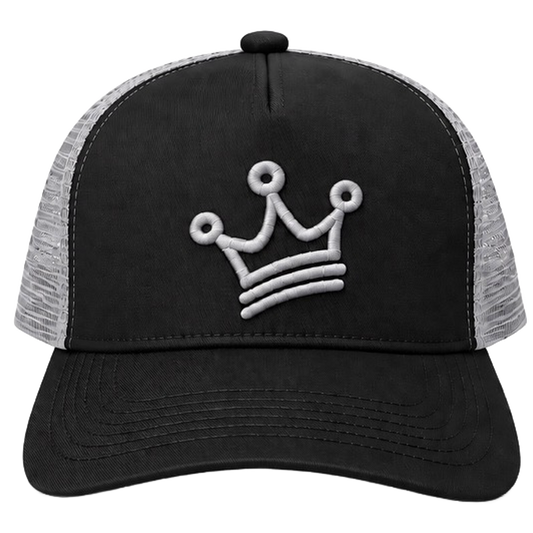 CRN TRUCKER CAP GREY/BLACK