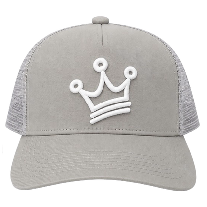 CRN TRUCKER CAP LIGHT GREY/WHITE