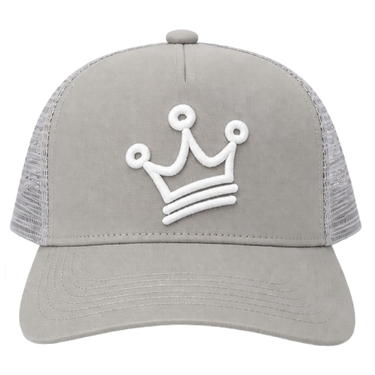 CRN TRUCKER CAP LIGHT GREY/WHITE