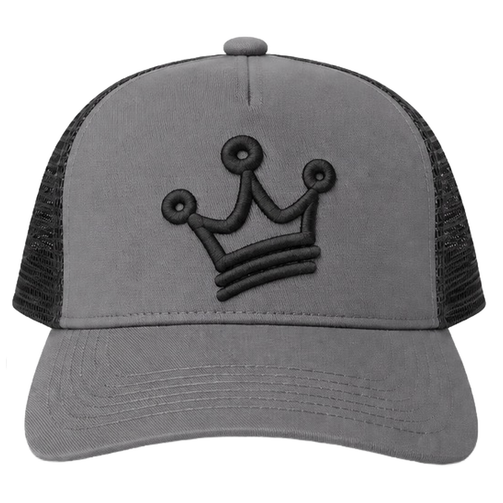 CRN TRUCKER CAP GRAPHITE/BLACK