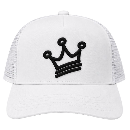 CRN TRUCKER CAP WHITE/BLACK
